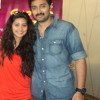 Celebrity couple Sneha and Prasanna visit Suryan FM studios for the first time after marriage...