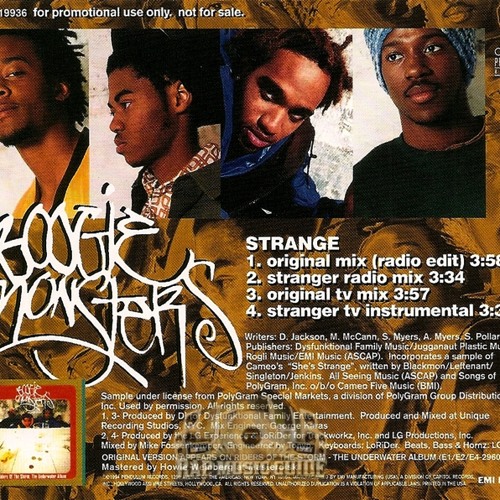 Stream Boogiemonsters Strange (Instrumental) (1994) by Jotace