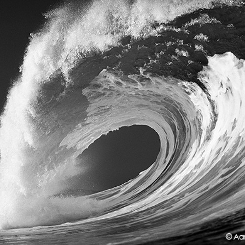 Stream Black and White Pipeline by Aaron Chang by Aaron Chang Ocean Art ...