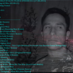 Ahmet KAMÇICIOĞLU - The World Of Elite Trance Episode 011 (17.08.2012)