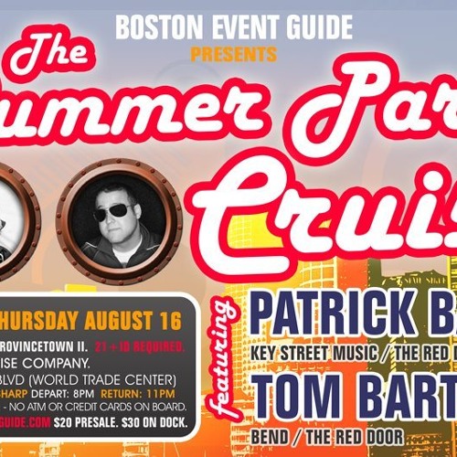 SITH (Patrick Barry & Tom Bartlett) @ Boston Event Guide Summer Party Cruise - Boston, MA 8.16.12