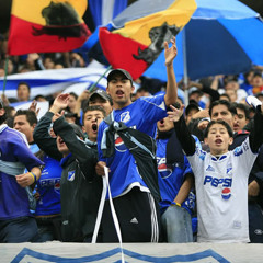 La barra brava de Millonarios
