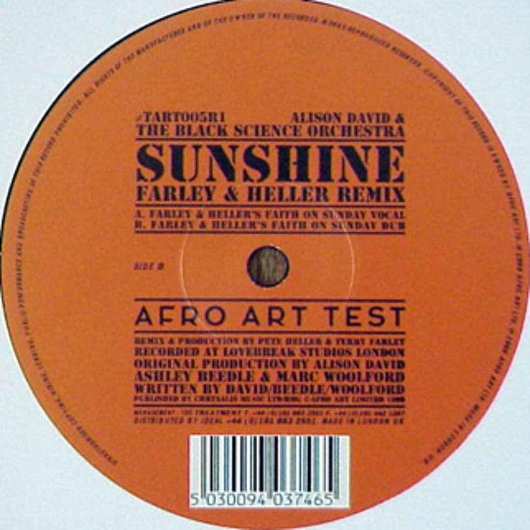 Listen to Black Science Orchestra ft Alison David - Sunshine