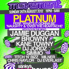 MOVEMENT | BANK HOLIDAY SUNDAY 26th AUGUST | 11PM - 6AM At STINKY's