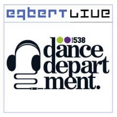 EgbertLIVE @ Radio538 Dance Department 18-08-12 (100% Egbert tracks& 1 rmx)