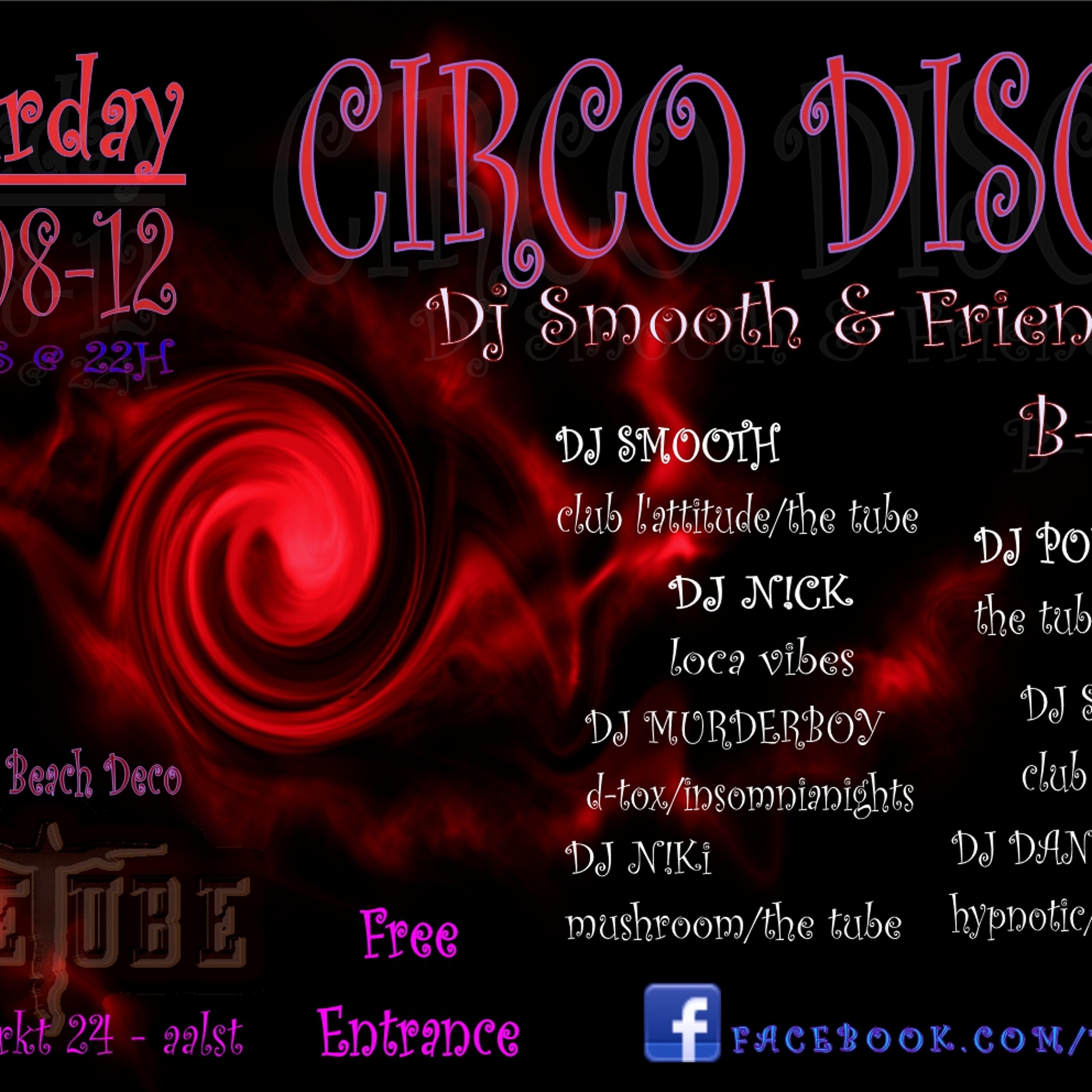 25/08/2012 - Dj Smooth Live @ Circo Disco (The Tube) **FREE DL** episode artwork