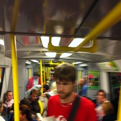 Stockholm Metro Green Line at Medborgarplatsen T-bana