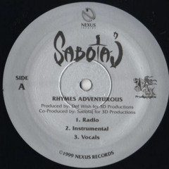 Sabotaj - Rhymes Adventurous (1999)