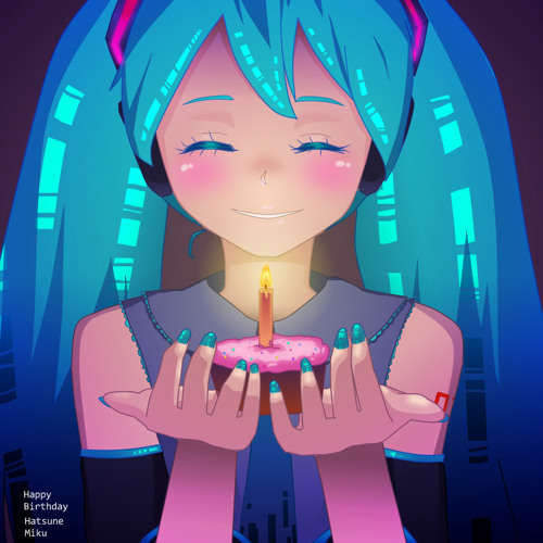 Birthday Song for Miku - Rin,Len,Luka,Meiko,Kaito