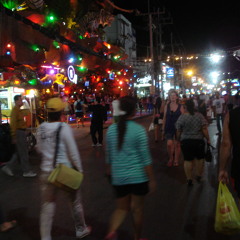 Bangla Road at Night - Phuket, Thailand