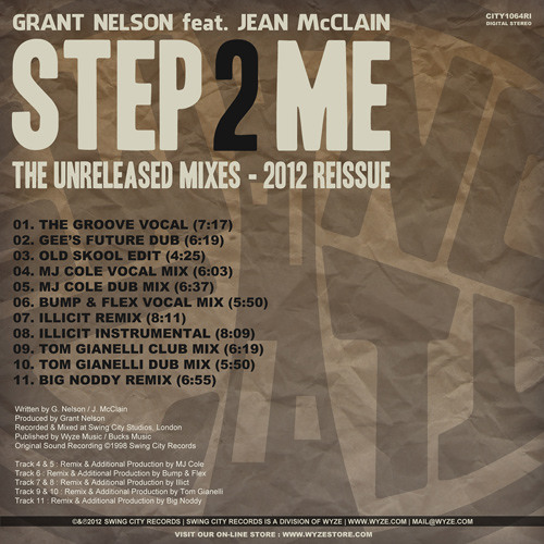 Grant Nelson feat. Jean McClain - Step 2 Me (Bump & Flex Vocal Mix)