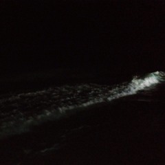 Night Ocean Waves at Nam Hai Central Beach