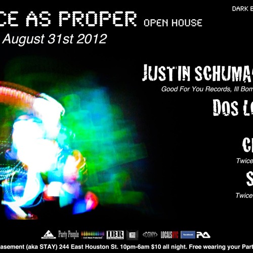 Shadi Live Afterhours @ partypeople headquarter august 31st 2012 hour 1