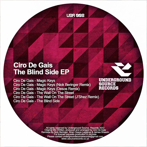 Ciro De Gais - Magic Keys (Original Mix) Preview // Out 5 Oct on Underground Source Records