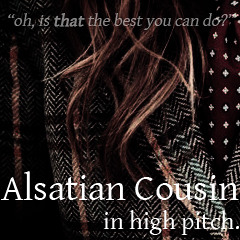 Morrissey in high-pitch: Alsatian Cousin
