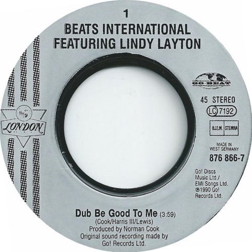 Beats International - Dub Be Good To Me (Chris Richardson's Late Night Dub)