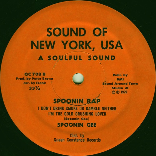 Spoonie Gee, Spoonin Rap - I Don't Drink Smoke Or Gamble Neither (B-Side)