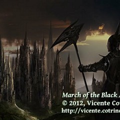 March of the Black Army. Author Vicente Cotrino.