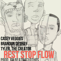 Casey Veggies, bRanDun Deshay & Tyler, the Creator - Rest Stop Flow (Prod. by Beats4Clothes)