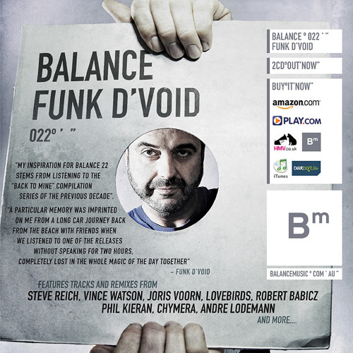 Funk D'Void - Balance 022 CD02 (Preview Edit)