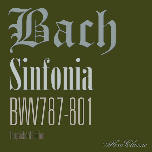 Heraclassic Bach Sinfonia No.2 BWV788 Piano Edition (HC0002H)