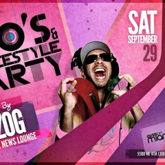 Sept 29th - 80's & Freestyle party - DJ Zog takes over The News Lounge!
