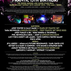 Ashley Waters & Lee Walls - Production Showcase set LIVE @ Frantic 15th Birthday - Koko