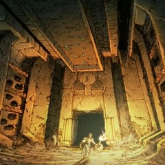 Weary Travelers (title screen for Dungeon Siege-like RPG)