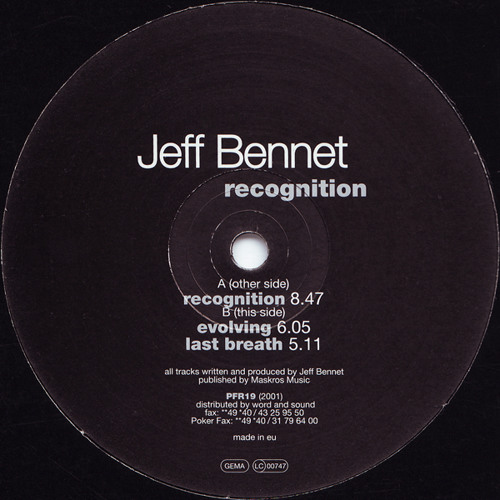 Jeff Bennett - Evolving - Poker Flat (PFR19, 2001)