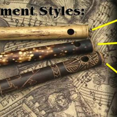 Renaissance Ballad Played On A Bamboo Flute And Keyboard Called "Spanish Ballad" .