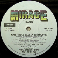 Kano - Can't Hold Back (Disco Gold Edit)