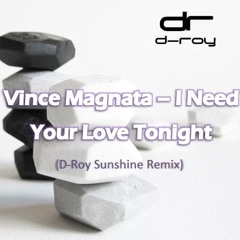 Vince Magnata - I Need Your Love Tonight (D-Roy Sunshine Remix)