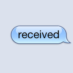 iPhone Text Message Received