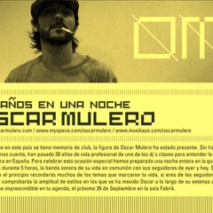 Set 1: Oscar Mulero en Fabrik – ‘20 años en una noche’ (26-9-2009, Madrid)
