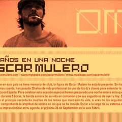 Set 2: Oscar Mulero en Fabrik – ‘20 años en una noche’ (26-9-2009, Madrid)