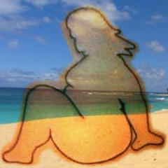 Fat chick goes to beach