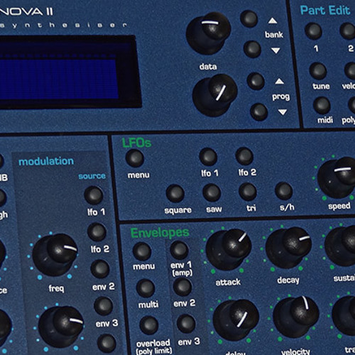 Novation Supernova II (demo sounds)