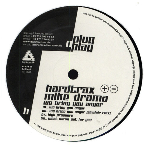 HardtraX vs. Mike Drama - We Bring You Anger