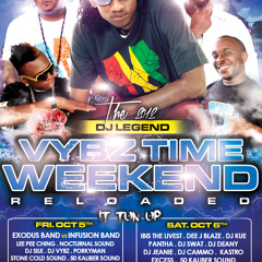 Infusion band at dj legend vybz weekend reloaded 2012