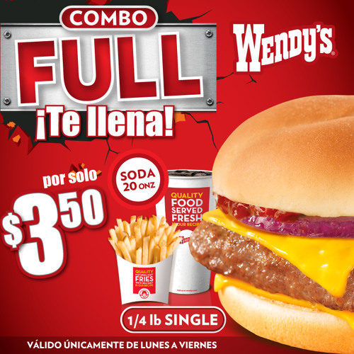 Stream Combo Full de Wendy's by Wendy's El Salvador | Listen online for  free on SoundCloud