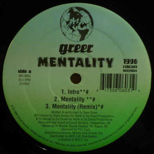 Greer - Mentality [Remix] (1996)