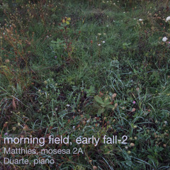 Morning field, early fall-2 (Matthies, mosesa 2A, Duarte, piano)