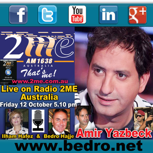 Stream Amir Yazbek interview Radio 2ME Australia by Radio 2me Australia ...