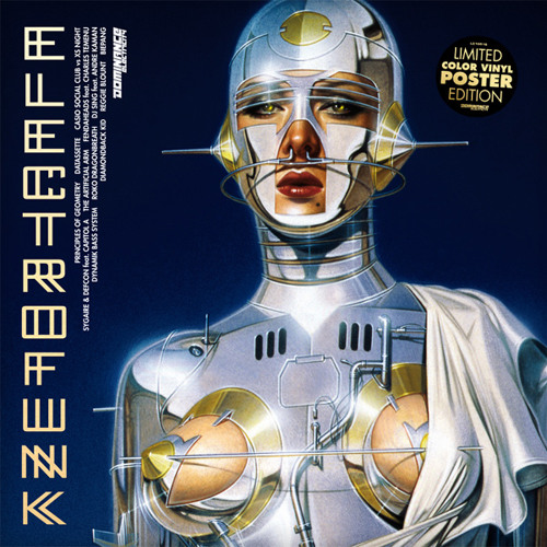 Dominance Electricity's ELECTROFUNK RESISTANCE (album medley) VINYL CD POSTER