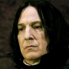 Working on Snape's (Alan Rickman) impression