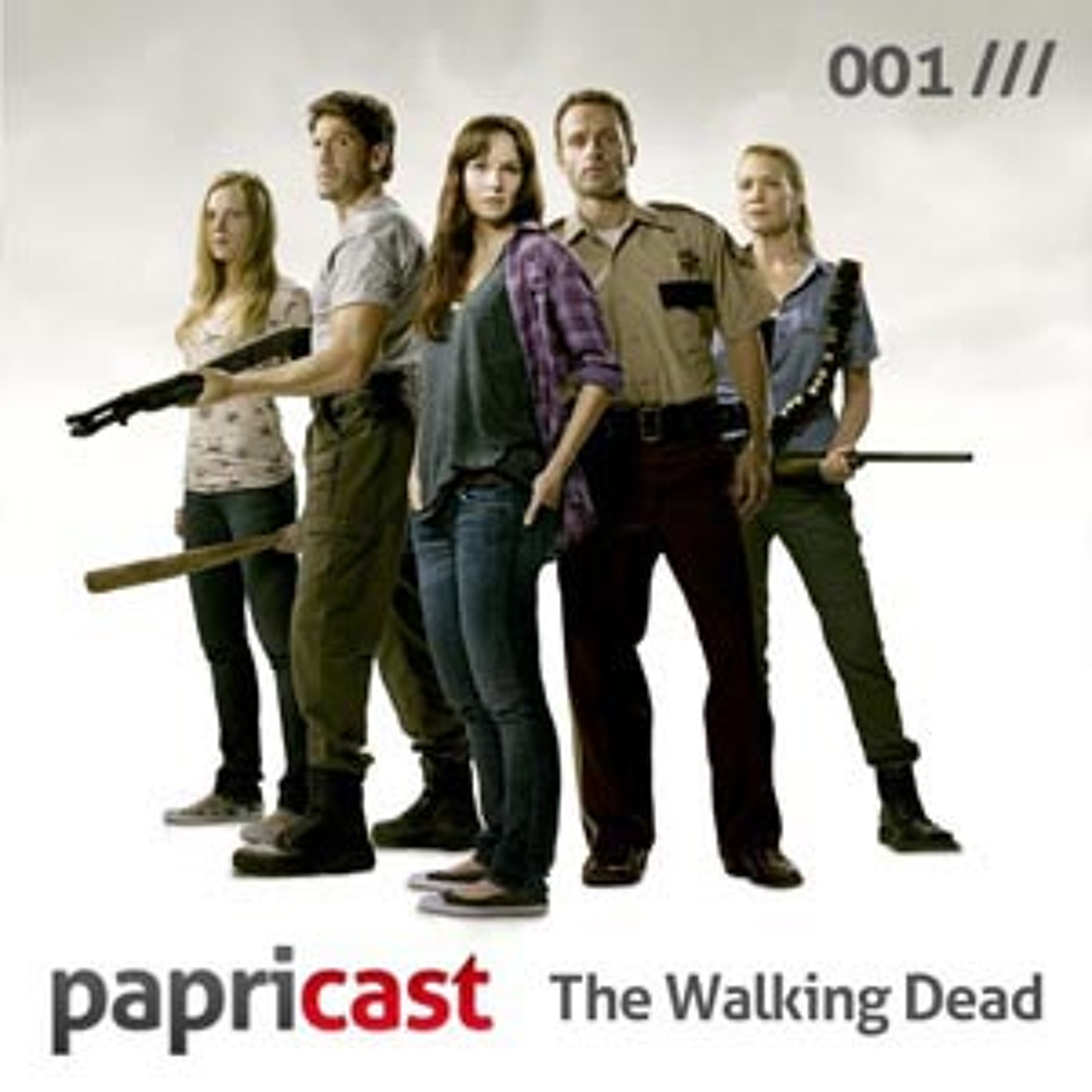 Papricast 001 /// The Walking Dead episode artwork