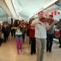 Audience Reaction  at Overgate shopping centre