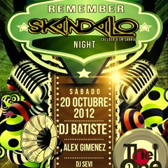 Dj Alex Gimenez The One  Remember Skandalo 20 10 2012