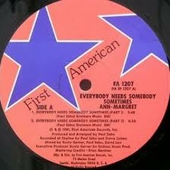 Ann Margret -Everybody Needs Somebody - (Paradise Garage Mix)