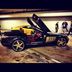 SLR McLaren, With The Doors Up!